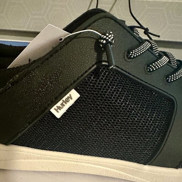 Hurley Men's Shoreline Sneakers Shoes Size 13  Black Lace Up Casual (NEW) - Picture 4 of 16